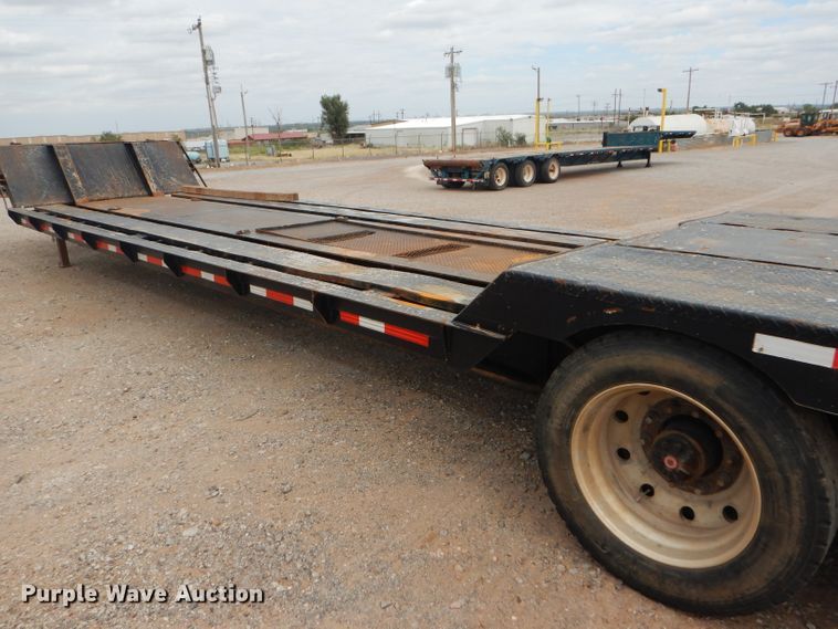 image for item DD4473 1974 AMC drop deck equipment trailer