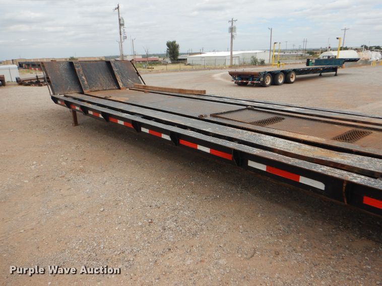 image for item DD4473 1974 AMC drop deck equipment trailer