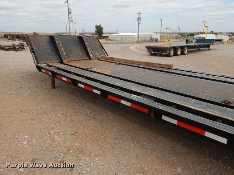image for item DD4473 1974 AMC drop deck equipment trailer