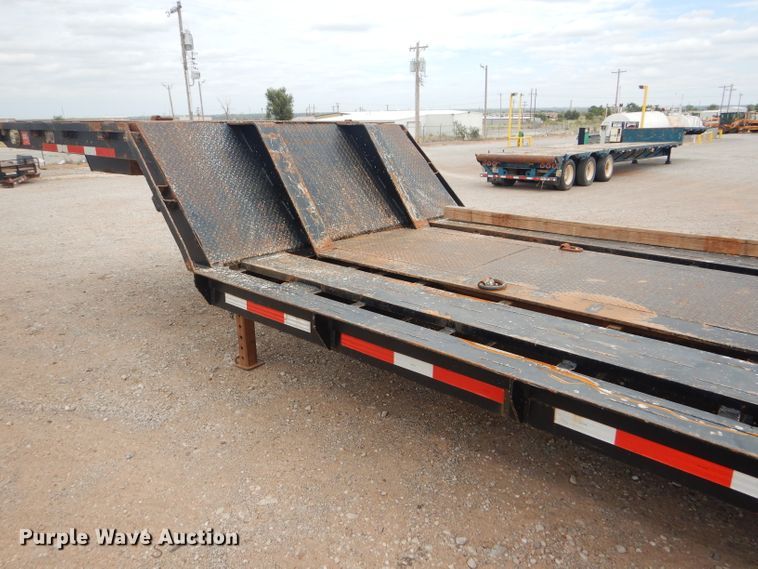 image for item DD4473 1974 AMC drop deck equipment trailer