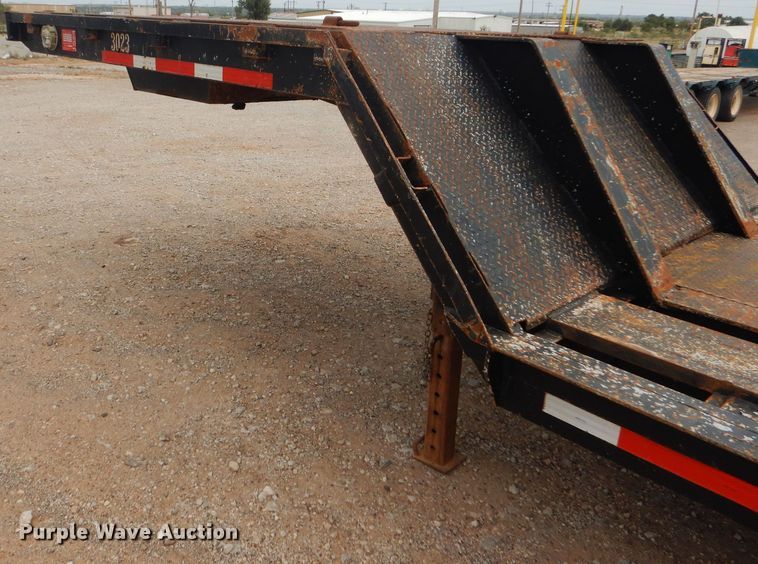 image for item DD4473 1974 AMC drop deck equipment trailer