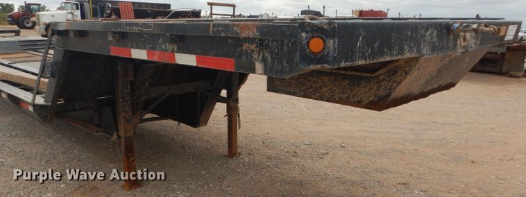 image for item DD4473 1974 AMC drop deck equipment trailer
