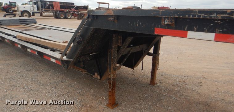 image for item DD4473 1974 AMC drop deck equipment trailer