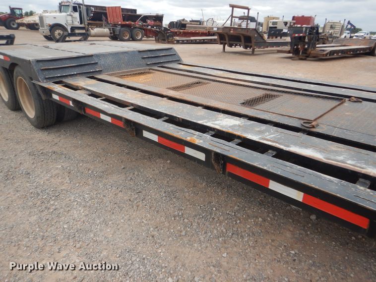 image for item DD4473 1974 AMC drop deck equipment trailer