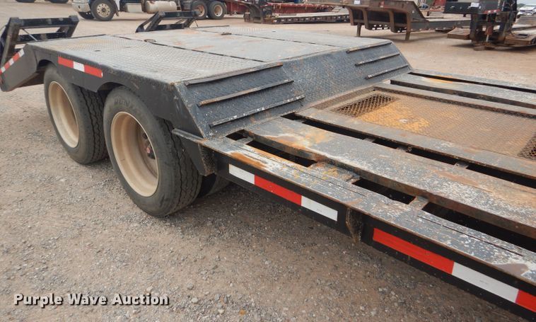 image for item DD4473 1974 AMC drop deck equipment trailer