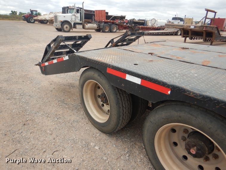 image for item DD4473 1974 AMC drop deck equipment trailer