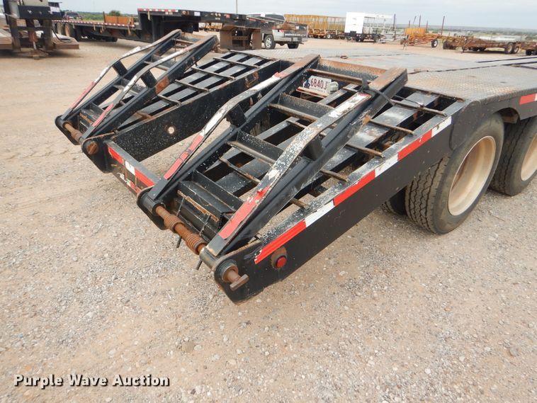 image for item DD4473 1974 AMC drop deck equipment trailer