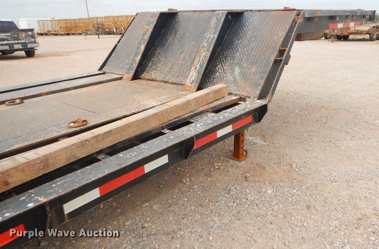 image for item DD4473 1974 AMC drop deck equipment trailer