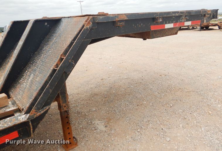 image for item DD4473 1974 AMC drop deck equipment trailer