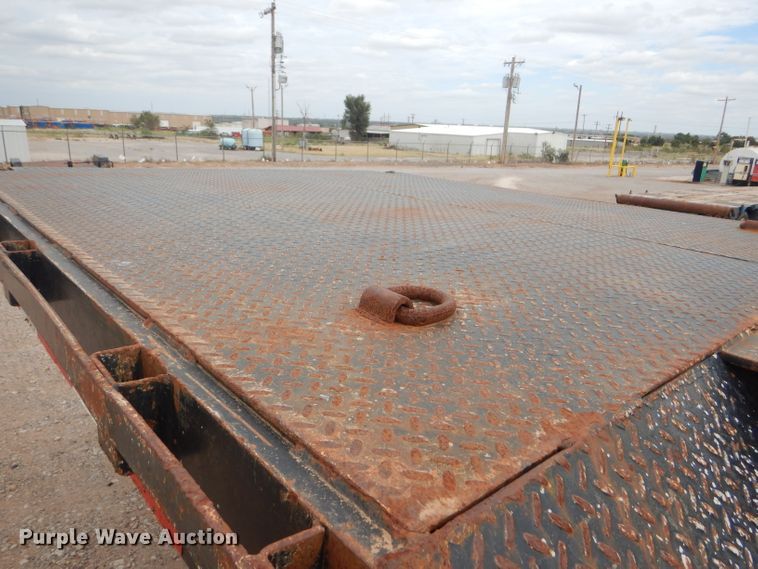 image for item DD4473 1974 AMC drop deck equipment trailer