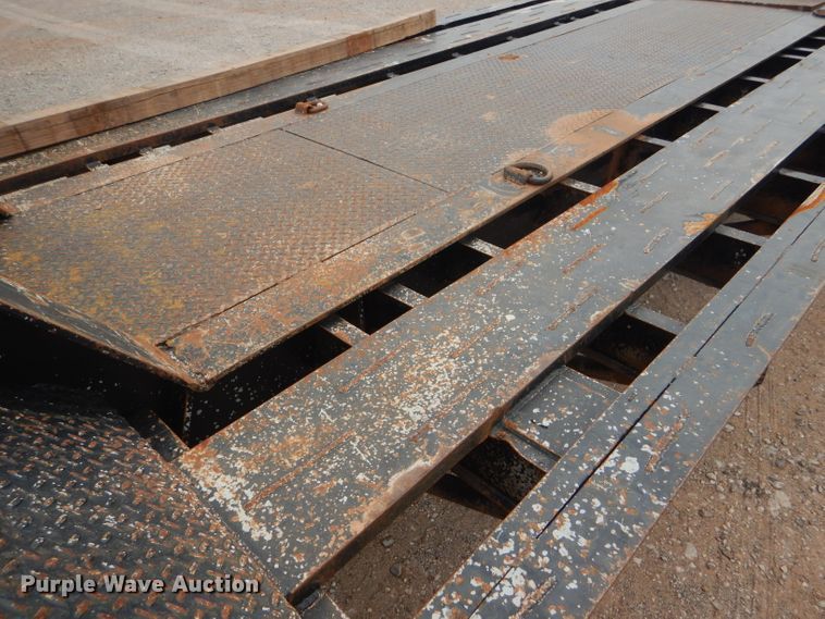 image for item DD4473 1974 AMC drop deck equipment trailer