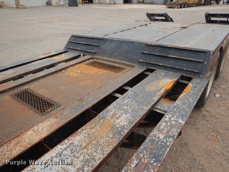 image for item DD4473 1974 AMC drop deck equipment trailer