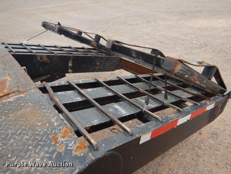 image for item DD4473 1974 AMC drop deck equipment trailer