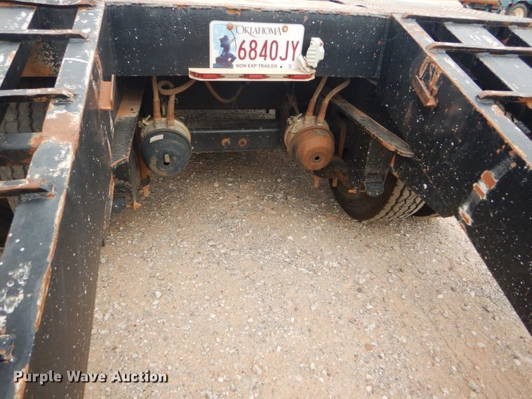 image for item DD4473 1974 AMC drop deck equipment trailer