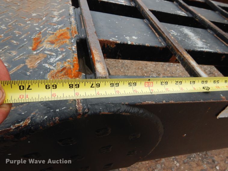 image for item DD4473 1974 AMC drop deck equipment trailer