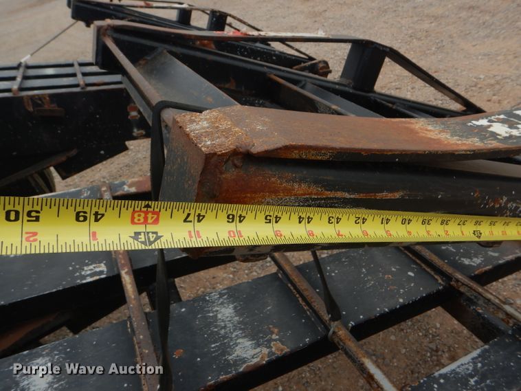 image for item DD4473 1974 AMC drop deck equipment trailer