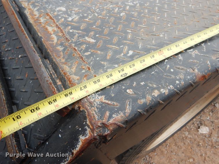 image for item DD4473 1974 AMC drop deck equipment trailer