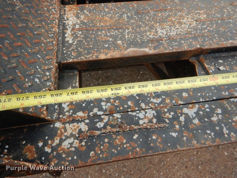 image for item DD4473 1974 AMC drop deck equipment trailer