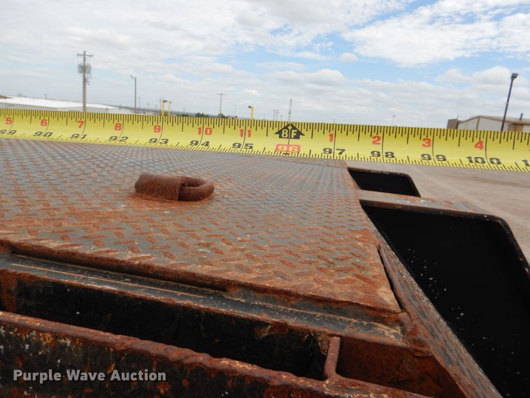 image for item DD4473 1974 AMC drop deck equipment trailer