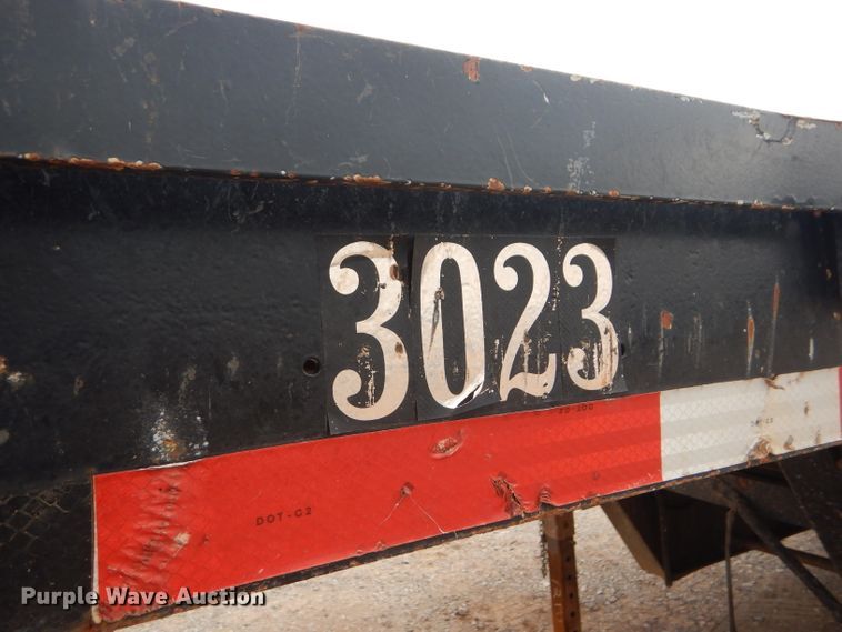 image for item DD4473 1974 AMC drop deck equipment trailer