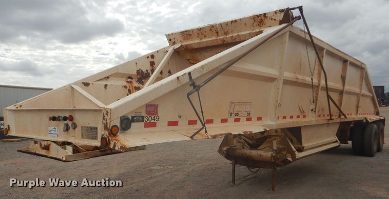 image for item DD4476 2009 Trail Blazer S-4002 bottom dump trailer