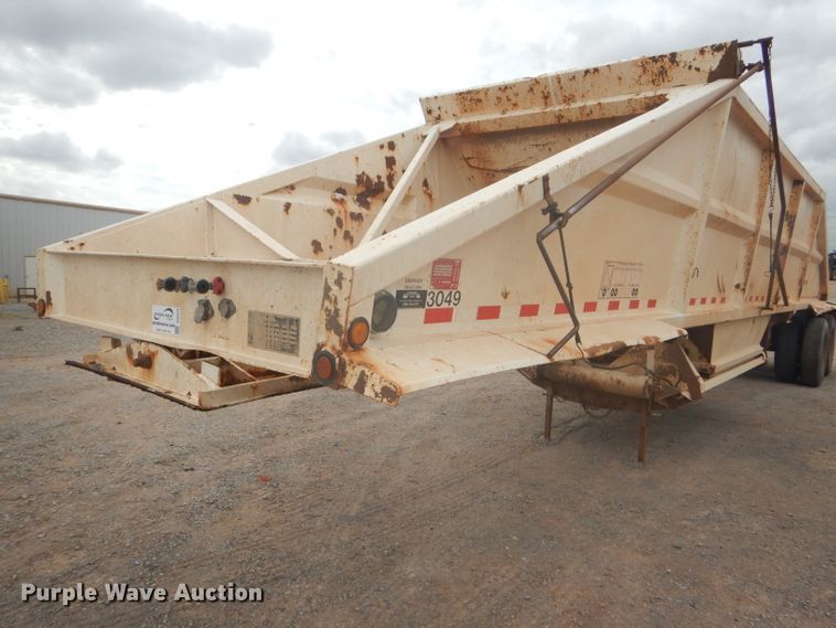 image for item DD4476 2009 Trail Blazer S-4002 bottom dump trailer