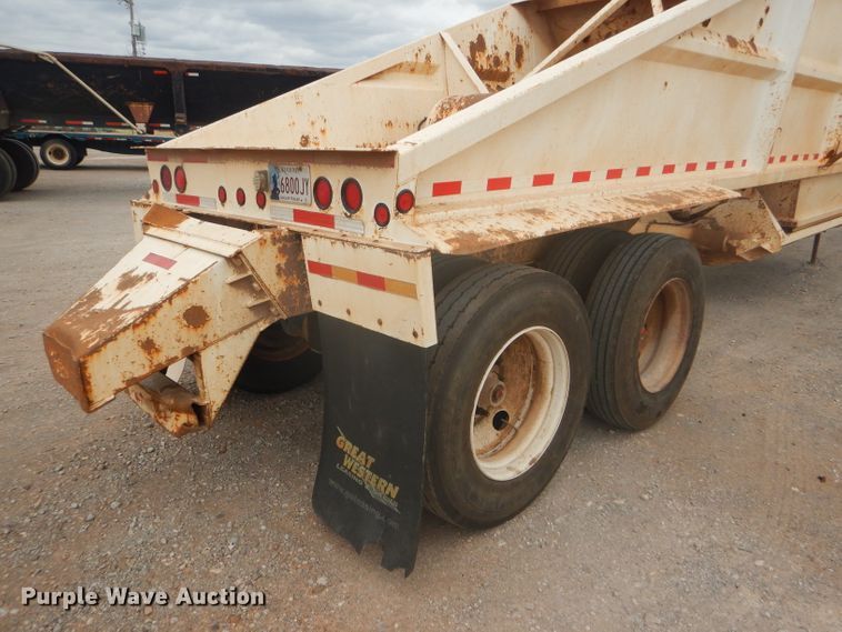 image for item DD4476 2009 Trail Blazer S-4002 bottom dump trailer