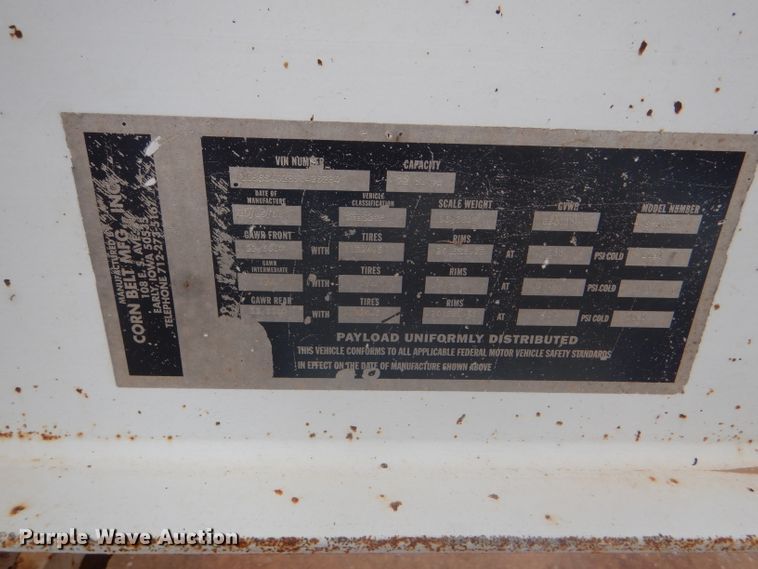 image for item DD4477 2009 Trail Blazer S-4002 bottom dump trailer