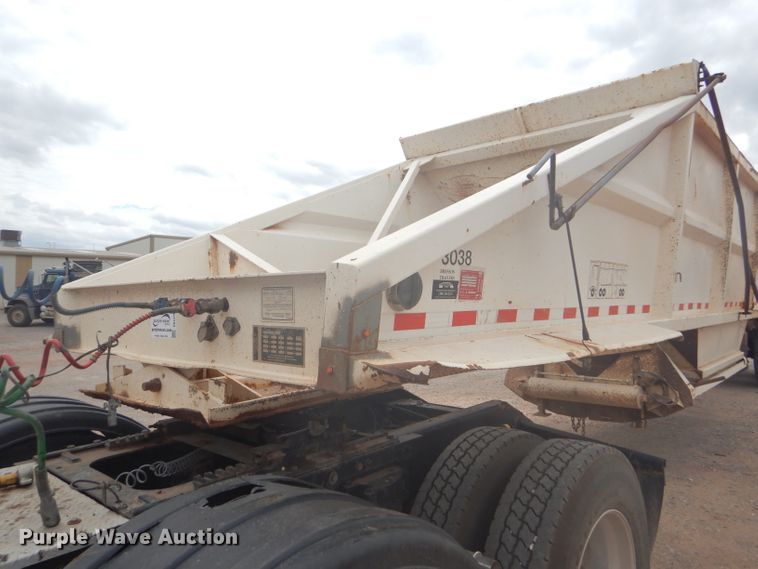 image for item DD4478 2007 Trail Blazer S-4002 bottom dump trailer