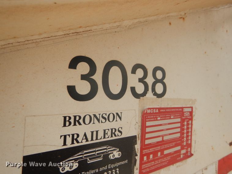 image for item DD4478 2007 Trail Blazer S-4002 bottom dump trailer