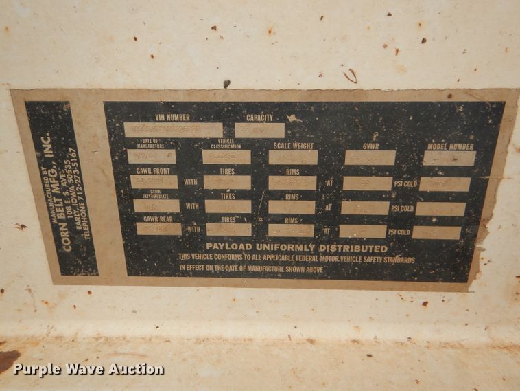 image for item DD4479 2008 Trail Blazer S-4002 bottom dump trailer