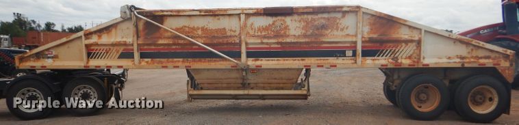 image for item DD4480 2013 Dakota bottom dump trailer