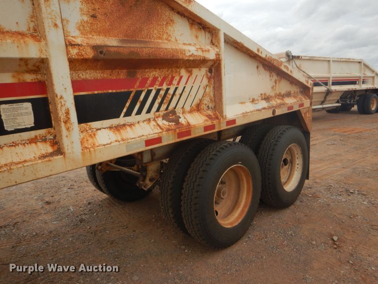image for item DD4480 2013 Dakota bottom dump trailer