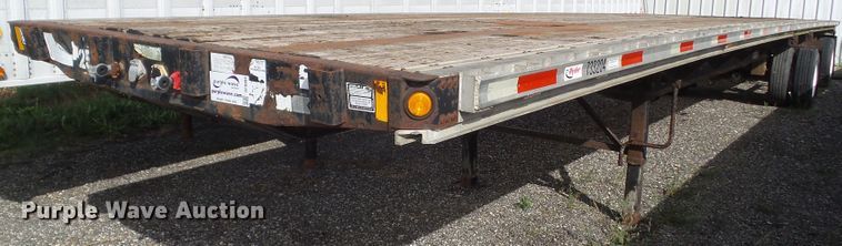 image for item DF0804 1999 Fontaine flatbed trailer