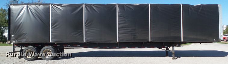 image for item DF0808 1998 Wabash National side curtain flatbed trailer