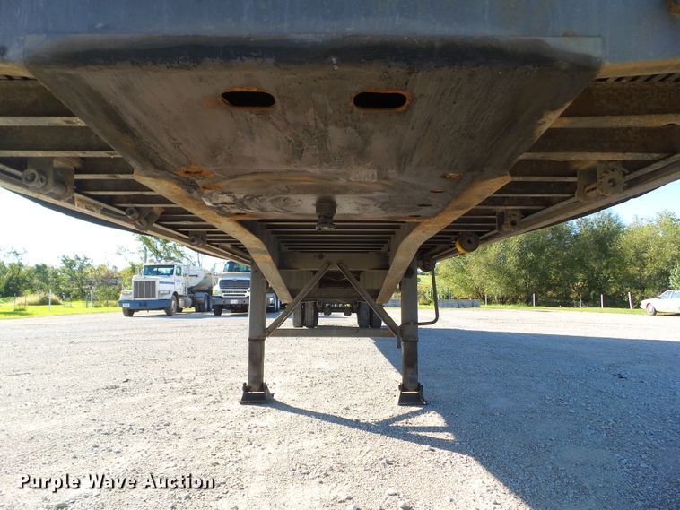 image for item DF0808 1998 Wabash National side curtain flatbed trailer