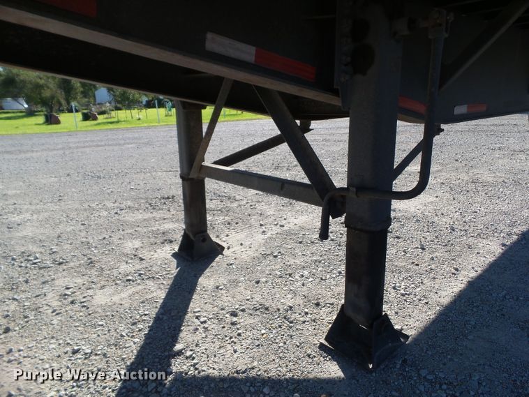 image for item DF0808 1998 Wabash National side curtain flatbed trailer