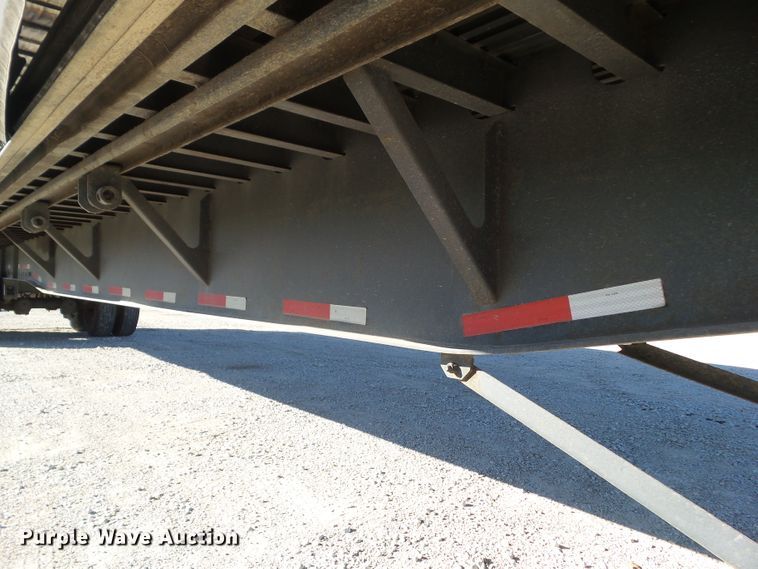 image for item DF0808 1998 Wabash National side curtain flatbed trailer