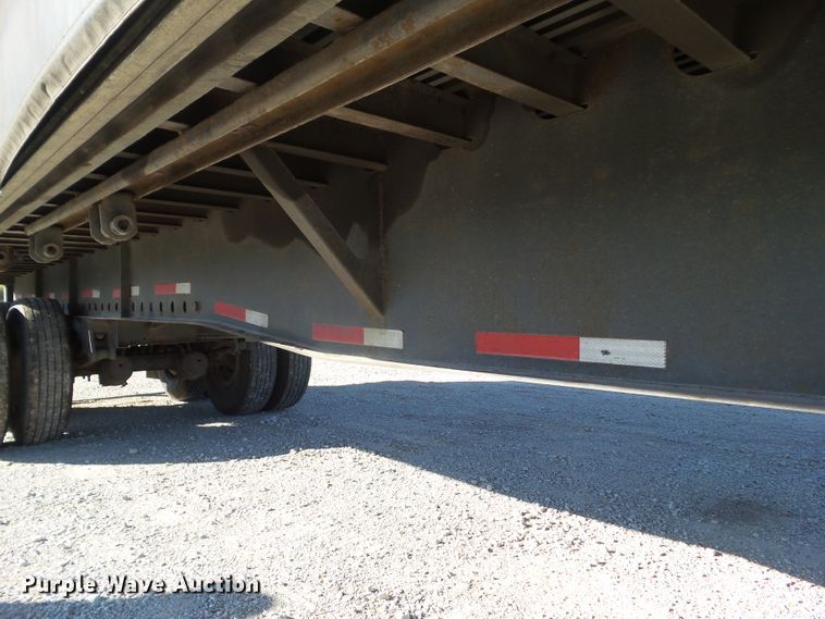 image for item DF0808 1998 Wabash National side curtain flatbed trailer