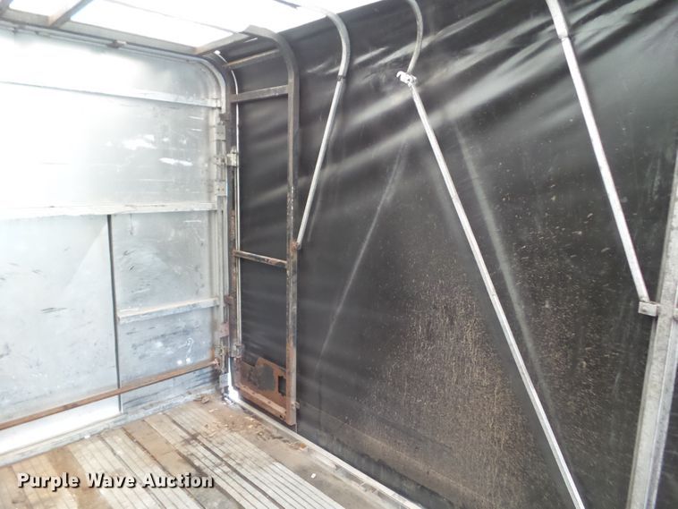 image for item DF0808 1998 Wabash National side curtain flatbed trailer