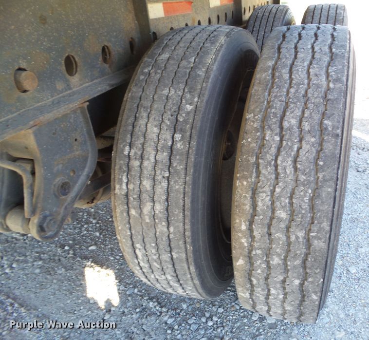 image for item DF0808 1998 Wabash National side curtain flatbed trailer