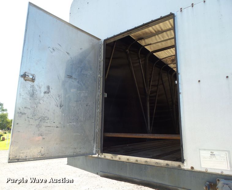 image for item DF0808 1998 Wabash National side curtain flatbed trailer