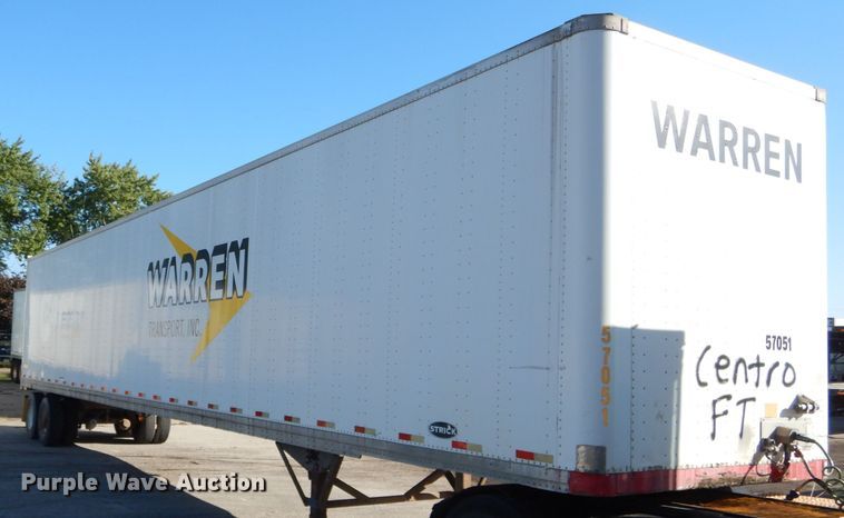 image for item DH6196 2005 Strick dry van trailer