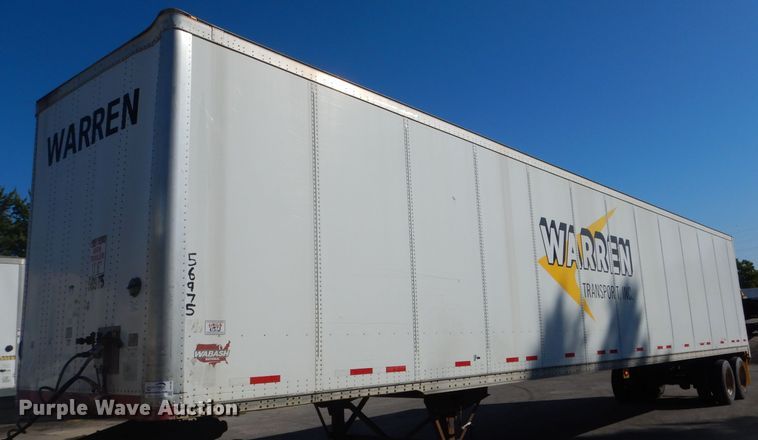 image for item DH6198 2005 Wabash dry van trailer