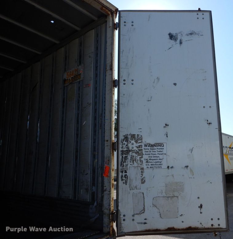 image for item DH6200 2005 Wabash dry van trailer