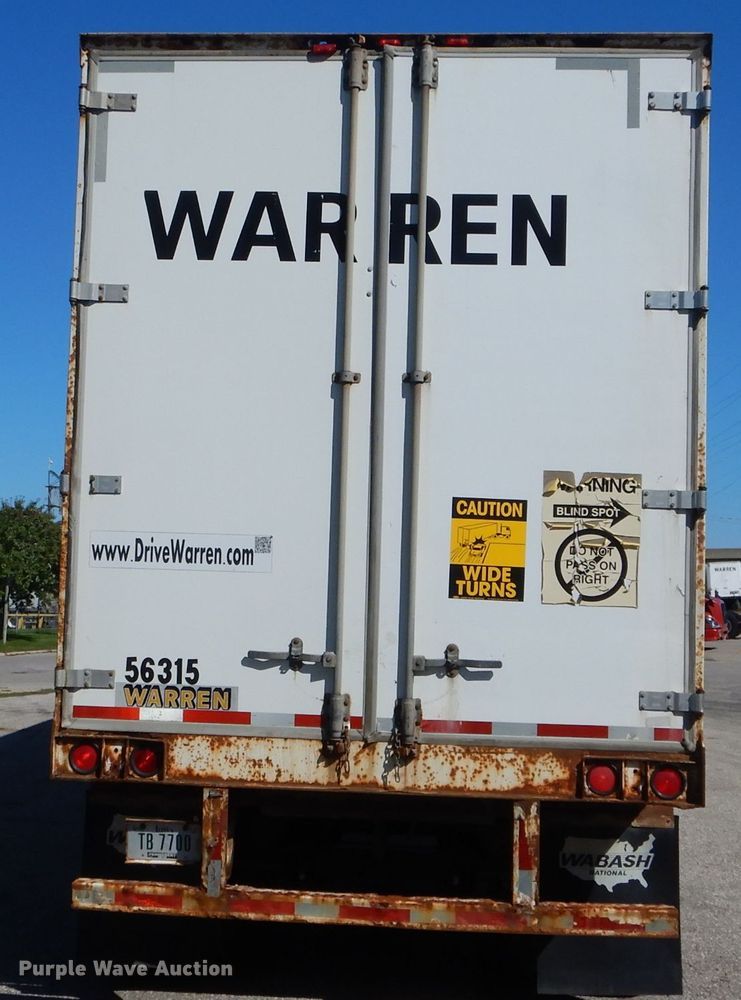 image for item DH6204 2005 Wabash dry van trailer