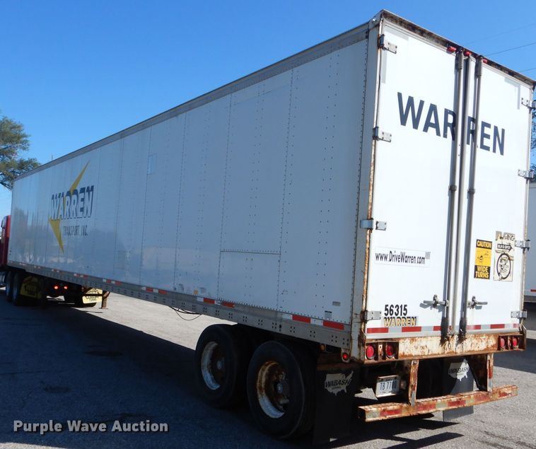image for item DH6204 2005 Wabash dry van trailer