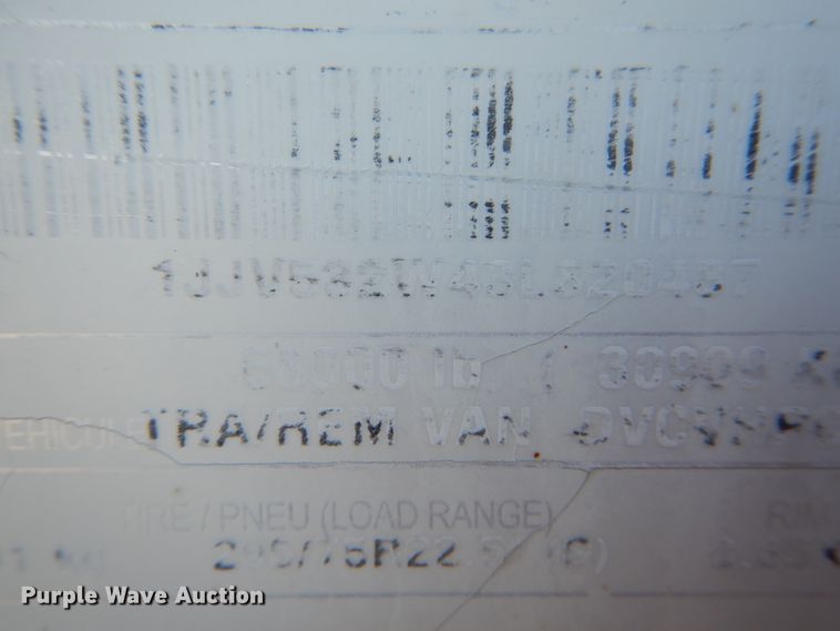 image for item DH6206 2003 Wabash dry van trailer