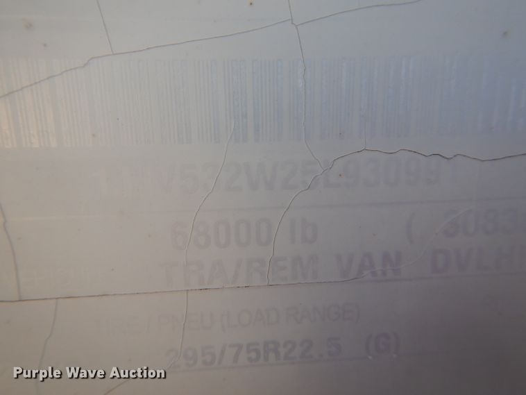 image for item DH6207 2005 Wabash dry van trailer