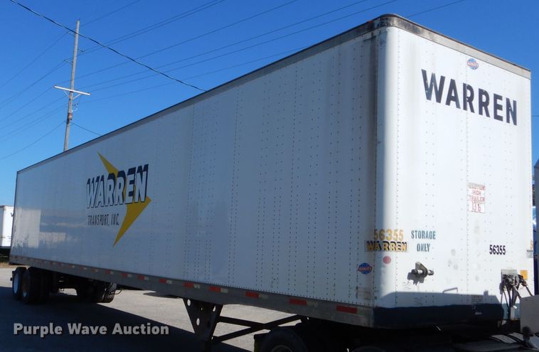 image for item DH6209 2005 Utility dry van trailer